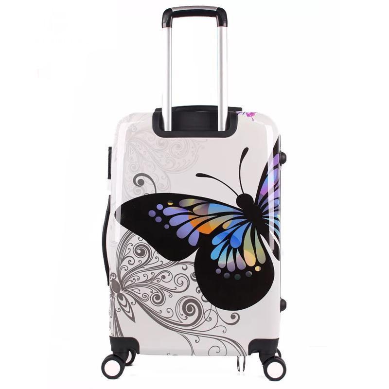 bagage motif papillon