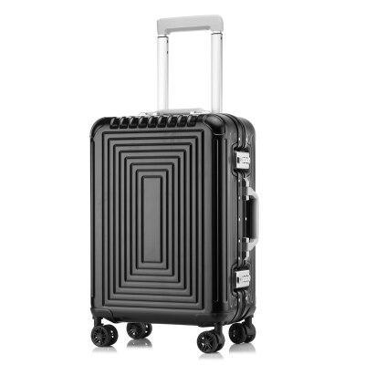valise luxe aluminium noir