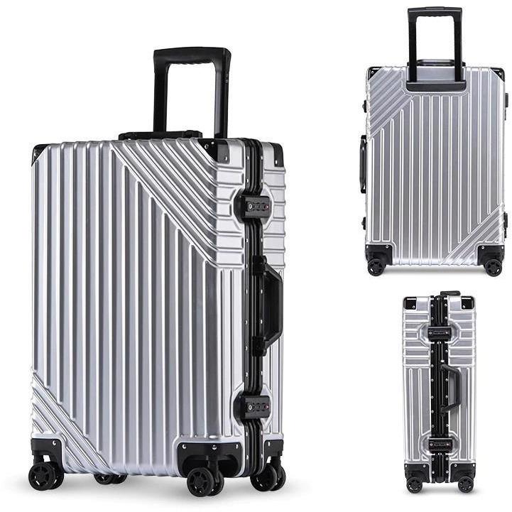 bagage aluminium trolley